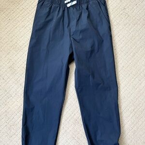 Crewcuts Kids Pants Size 12 Navy Blue Elastic Waist 100% Polyester Boys Girls